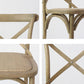 Bentwood Armless Dining Chairs Oak Cross Back Side Chair with Wood Legs Clearhalo ' kitchen&dining_furn' 'Dining Chairs' 'Dining Tables & Seating' 'dining_chair' 'furn' 'furn_dining_chair' 'Furniture' 'furniture_dining_chair' 'Kitchen & Dining Furniture' 'kitchen' 3725206