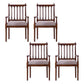 Traditional Study Room Leather Arm Chair Walnut Slat Back Dining Chair Gray Coffee 4 Piece Set Clearhalo ' kitchen&dining_furn' 'Dining Chairs' 'Dining Tables & Seating' 'dining_chair' 'furn' 'furn_dining_chair' 'Furniture' 'furniture_dining_chair' 'Kitchen & Dining Furniture' 'kitchen' 3725223