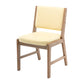 Nordic Style Upholstered Side Chairs Open Back Dining Side Chairs for Kitchen Yellow 1 Piece Clearhalo ' kitchen&dining_furn' 'Dining Chairs' 'Dining Tables & Seating' 'dining_chair' 'furn' 'furn_dining_chair' 'Furniture' 'furniture_dining_chair' 'Kitchen & Dining Furniture' 'kitchen' 3725238