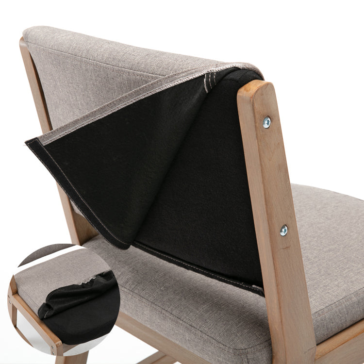 Nordic Style Upholstered Side Chairs Open Back Dining Side Chairs for Kitchen Clearhalo ' kitchen&dining_furn' 'Dining Chairs' 'Dining Tables & Seating' 'dining_chair' 'furn' 'furn_dining_chair' 'Furniture' 'furniture_dining_chair' 'Kitchen & Dining Furniture' 'kitchen' 3725244