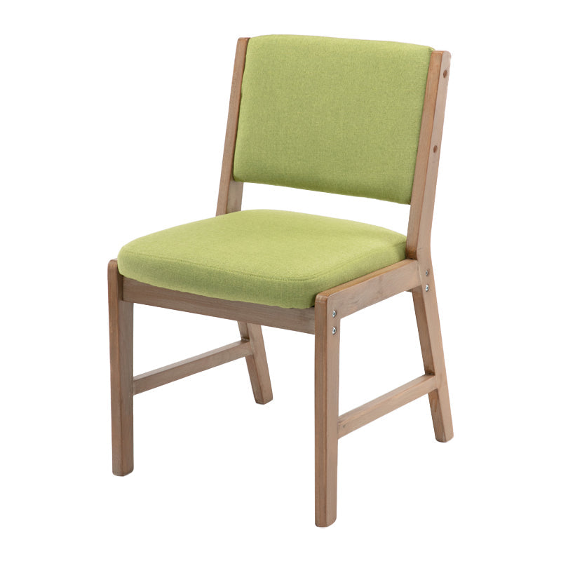 Nordic Style Upholstered Side Chairs Open Back Dining Side Chairs for Kitchen Green 1 Piece Clearhalo ' kitchen&dining_furn' 'Dining Chairs' 'Dining Tables & Seating' 'dining_chair' 'furn' 'furn_dining_chair' 'Furniture' 'furniture_dining_chair' 'Kitchen & Dining Furniture' 'kitchen' 3725255