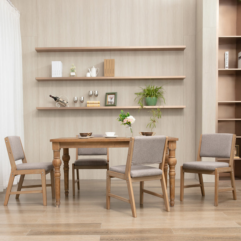 Nordic Style Upholstered Side Chairs Open Back Dining Side Chairs for Kitchen Clearhalo ' kitchen&dining_furn' 'Dining Chairs' 'Dining Tables & Seating' 'dining_chair' 'furn' 'furn_dining_chair' 'Furniture' 'furniture_dining_chair' 'Kitchen & Dining Furniture' 'kitchen' 3725257