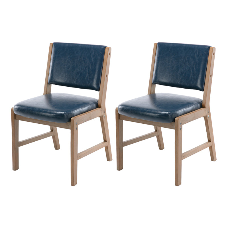 Nordic Style Upholstered Side Chairs Open Back Dining Side Chairs for Kitchen Blue 2 Piece Set Clearhalo ' kitchen&dining_furn' 'Dining Chairs' 'Dining Tables & Seating' 'dining_chair' 'furn' 'furn_dining_chair' 'Furniture' 'furniture_dining_chair' 'Kitchen & Dining Furniture' 'kitchen' 3725267