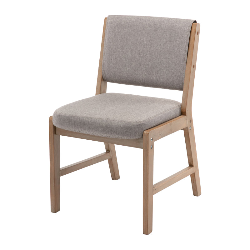 Nordic Style Upholstered Side Chairs Open Back Dining Side Chairs for Kitchen Grey 1 Piece Clearhalo ' kitchen&dining_furn' 'Dining Chairs' 'Dining Tables & Seating' 'dining_chair' 'furn' 'furn_dining_chair' 'Furniture' 'furniture_dining_chair' 'Kitchen & Dining Furniture' 'kitchen' 3725272