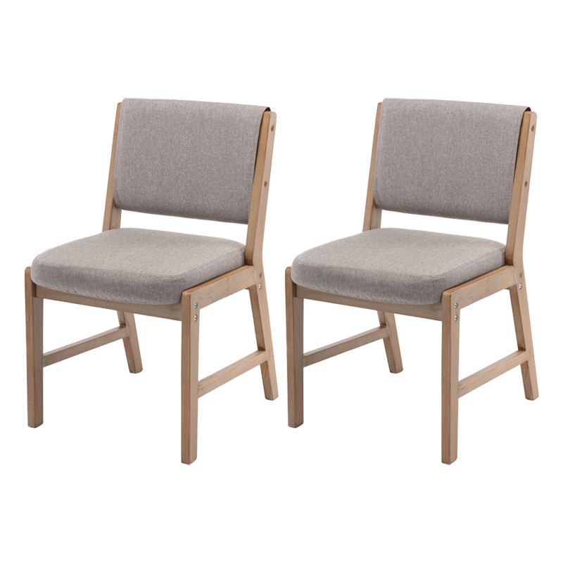 Nordic Style Upholstered Side Chairs Open Back Dining Side Chairs for Kitchen Grey 2 Piece Set Clearhalo ' kitchen&dining_furn' 'Dining Chairs' 'Dining Tables & Seating' 'dining_chair' 'furn' 'furn_dining_chair' 'Furniture' 'furniture_dining_chair' 'Kitchen & Dining Furniture' 'kitchen' 3725273