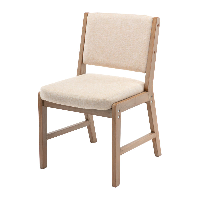 Nordic Style Upholstered Side Chairs Open Back Dining Side Chairs for Kitchen Khaki 1 Piece Clearhalo ' kitchen&dining_furn' 'Dining Chairs' 'Dining Tables & Seating' 'dining_chair' 'furn' 'furn_dining_chair' 'Furniture' 'furniture_dining_chair' 'Kitchen & Dining Furniture' 'kitchen' 3725275