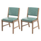Nordic Style Upholstered Side Chairs Open Back Dining Side Chairs for Kitchen Lake Blue 2 Piece Set Clearhalo ' kitchen&dining_furn' 'Dining Chairs' 'Dining Tables & Seating' 'dining_chair' 'furn' 'furn_dining_chair' 'Furniture' 'furniture_dining_chair' 'Kitchen & Dining Furniture' 'kitchen' 3725279