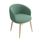 Home Scandinavian Arm Chair Parsons Back Metal Upholstered Dining Room Chair Aqua 1 Piece Clearhalo ' kitchen&dining_furn' 'Dining Chairs' 'Dining Tables & Seating' 'dining_chair' 'furn' 'furn_dining_chair' 'Furniture' 'furniture_dining_chair' 'Kitchen & Dining Furniture' 'kitchen' 3725291
