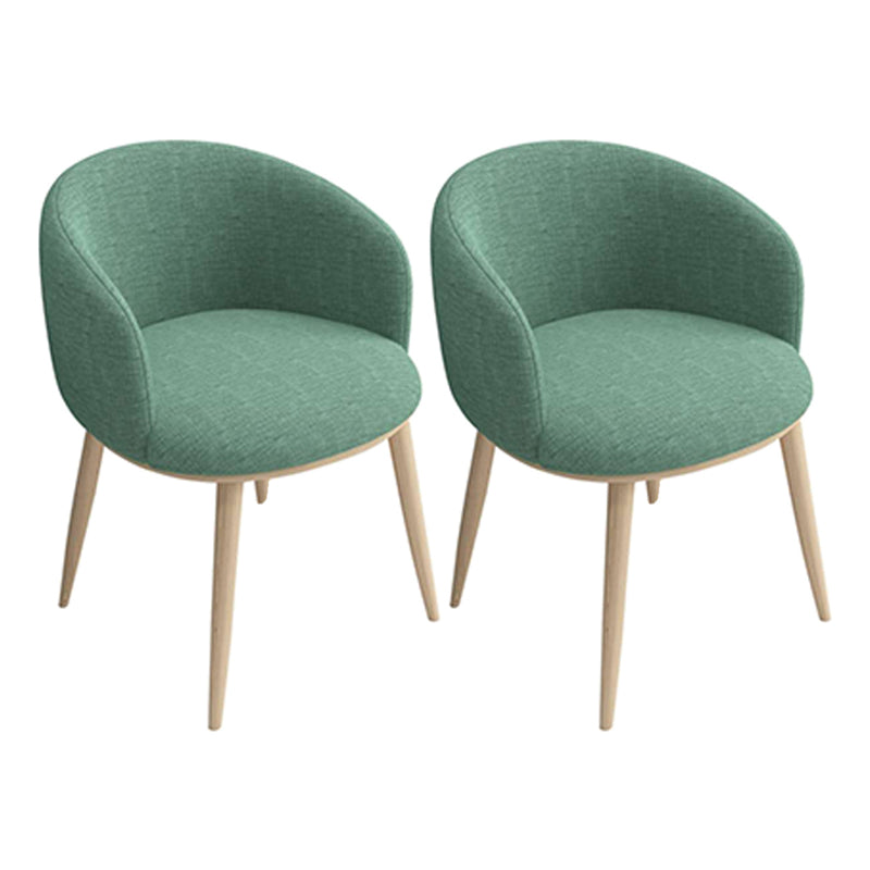 Home Scandinavian Arm Chair Parsons Back Metal Upholstered Dining Room Chair Aqua 2 Piece Set Clearhalo ' kitchen&dining_furn' 'Dining Chairs' 'Dining Tables & Seating' 'dining_chair' 'furn' 'furn_dining_chair' 'Furniture' 'furniture_dining_chair' 'Kitchen & Dining Furniture' 'kitchen' 3725293