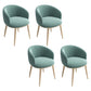 Home Scandinavian Arm Chair Parsons Back Metal Upholstered Dining Room Chair 4 Piece Set Clearhalo ' kitchen&dining_furn' 'Dining Chairs' 'Dining Tables & Seating' 'dining_chair' 'furn' 'furn_dining_chair' 'Furniture' 'furniture_dining_chair' 'Kitchen & Dining Furniture' 'kitchen' 3725304
