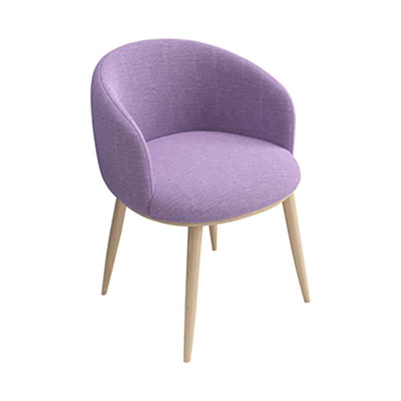 Home Scandinavian Arm Chair Parsons Back Metal Upholstered Dining Room Chair Purple 1 Piece Clearhalo ' kitchen&dining_furn' 'Dining Chairs' 'Dining Tables & Seating' 'dining_chair' 'furn' 'furn_dining_chair' 'Furniture' 'furniture_dining_chair' 'Kitchen & Dining Furniture' 'kitchen' 3725307