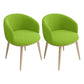 Home Scandinavian Arm Chair Parsons Back Metal Upholstered Dining Room Chair Light Green 2 Piece Set Clearhalo ' kitchen&dining_furn' 'Dining Chairs' 'Dining Tables & Seating' 'dining_chair' 'furn' 'furn_dining_chair' 'Furniture' 'furniture_dining_chair' 'Kitchen & Dining Furniture' 'kitchen' 3725319