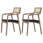 Traditional Style Rubberwood Chairs Kitchen Open Back Dining Side Chair Black 2 Piece Set Clearhalo ' kitchen&dining_furn' 'Dining Chairs' 'Dining Tables & Seating' 'dining_chair' 'furn' 'furn_dining_chair' 'Furniture' 'furniture_dining_chair' 'Kitchen & Dining Furniture' 'kitchen' 3725334