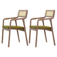 Traditional Style Rubberwood Chairs Kitchen Open Back Dining Side Chair Green 2 Piece Set Clearhalo ' kitchen&dining_furn' 'Dining Chairs' 'Dining Tables & Seating' 'dining_chair' 'furn' 'furn_dining_chair' 'Furniture' 'furniture_dining_chair' 'Kitchen & Dining Furniture' 'kitchen' 3725356