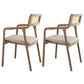 Traditional Style Rubberwood Chairs Kitchen Open Back Dining Side Chair Beige 2 Piece Set Clearhalo ' kitchen&dining_furn' 'Dining Chairs' 'Dining Tables & Seating' 'dining_chair' 'furn' 'furn_dining_chair' 'Furniture' 'furniture_dining_chair' 'Kitchen & Dining Furniture' 'kitchen' 3725362