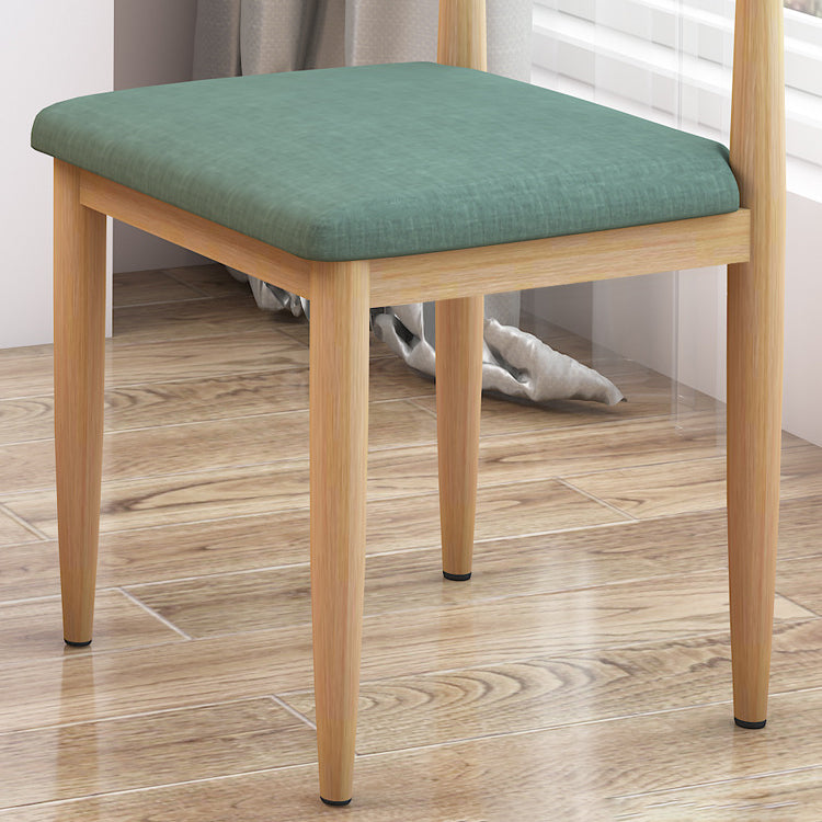 Scandinavian Style Metal Dining Chairs Dining Room Open Back Armless Dining Side Chair Clearhalo ' kitchen&dining_furn' 'Dining Chairs' 'Dining Tables & Seating' 'dining_chair' 'furn' 'furn_dining_chair' 'Furniture' 'furniture_dining_chair' 'Kitchen & Dining Furniture' 'kitchen' 3725377