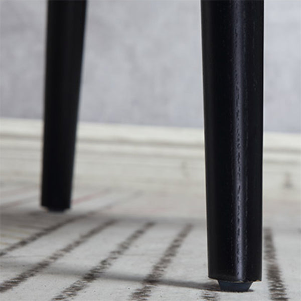 Industrial Ash Open Side Chair Matte Finish Upholstered Dining Chair with Black Legs Clearhalo ' kitchen&dining_furn' 'Dining Chairs' 'Dining Tables & Seating' 'dining_chair' 'furn' 'furn_dining_chair' 'Furniture' 'furniture_dining_chair' 'Kitchen & Dining Furniture' 'kitchen' 3725413