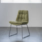 Nordic Upholstered Armless Dining Chairs Metal Legs Solid Back Chair for Home Use Green 1 Piece Clearhalo ' kitchen&dining_furn' 'Dining Chairs' 'Dining Tables & Seating' 'dining_chair' 'furn' 'furn_dining_chair' 'Furniture' 'furniture_dining_chair' 'Kitchen & Dining Furniture' 'kitchen' 3725466