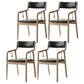 Traditional Style Wood Chair Set Open Back Arm Kitchen Dining Room Chairs Black 4 Piece Set Clearhalo ' kitchen&dining_furn' 'Dining Chairs' 'Dining Tables & Seating' 'dining_chair' 'furn' 'furn_dining_chair' 'Furniture' 'furniture_dining_chair' 'Kitchen & Dining Furniture' 'kitchen' 3725479