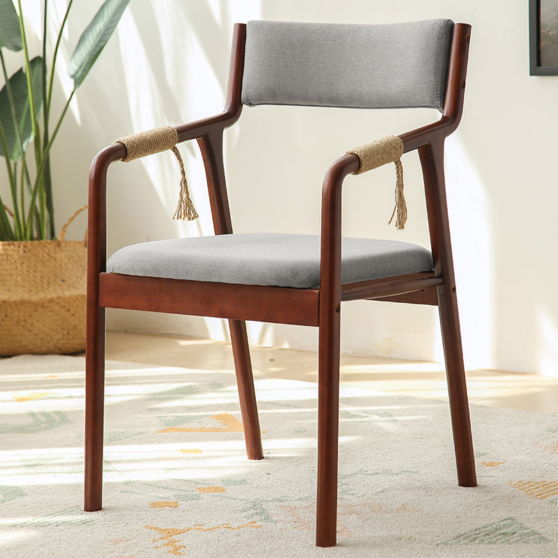 Traditional Style Wood Chair Set Open Back Arm Kitchen Dining Room Chairs Silver Gray 1 Piece Clearhalo ' kitchen&dining_furn' 'Dining Chairs' 'Dining Tables & Seating' 'dining_chair' 'furn' 'furn_dining_chair' 'Furniture' 'furniture_dining_chair' 'Kitchen & Dining Furniture' 'kitchen' 3725487