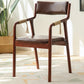 Traditional Style Wood Chair Set Open Back Arm Kitchen Dining Room Chairs Brown 1 Piece Clearhalo ' kitchen&dining_furn' 'Dining Chairs' 'Dining Tables & Seating' 'dining_chair' 'furn' 'furn_dining_chair' 'Furniture' 'furniture_dining_chair' 'Kitchen & Dining Furniture' 'kitchen' 3725508