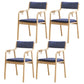 Traditional Style Wood Chair Set Open Back Arm Kitchen Dining Room Chairs Blue 4 Piece Set Clearhalo ' kitchen&dining_furn' 'Dining Chairs' 'Dining Tables & Seating' 'dining_chair' 'furn' 'furn_dining_chair' 'Furniture' 'furniture_dining_chair' 'Kitchen & Dining Furniture' 'kitchen' 3725513