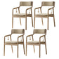 Traditional Style Wood Chair Set Open Back Arm Kitchen Dining Room Chairs Gray-Khaki 4 Piece Set Clearhalo ' kitchen&dining_furn' 'Dining Chairs' 'Dining Tables & Seating' 'dining_chair' 'furn' 'furn_dining_chair' 'Furniture' 'furniture_dining_chair' 'Kitchen & Dining Furniture' 'kitchen' 3725519