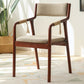 Traditional Style Wood Chair Set Open Back Arm Kitchen Dining Room Chairs Khaki 1 Piece Clearhalo ' kitchen&dining_furn' 'Dining Chairs' 'Dining Tables & Seating' 'dining_chair' 'furn' 'furn_dining_chair' 'Furniture' 'furniture_dining_chair' 'Kitchen & Dining Furniture' 'kitchen' 3725520
