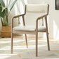 Traditional Style Wood Chair Set Open Back Arm Kitchen Dining Room Chairs Cream 1 Piece Clearhalo ' kitchen&dining_furn' 'Dining Chairs' 'Dining Tables & Seating' 'dining_chair' 'furn' 'furn_dining_chair' 'Furniture' 'furniture_dining_chair' 'Kitchen & Dining Furniture' 'kitchen' 3725529