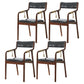 Traditional Style Wood Chair Set Open Back Arm Kitchen Dining Room Chairs Black-Gray 4 Piece Set Clearhalo ' kitchen&dining_furn' 'Dining Chairs' 'Dining Tables & Seating' 'dining_chair' 'furn' 'furn_dining_chair' 'Furniture' 'furniture_dining_chair' 'Kitchen & Dining Furniture' 'kitchen' 3725549