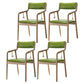 Traditional Style Wood Chair Set Open Back Arm Kitchen Dining Room Chairs Fruit Green 4 Piece Set Clearhalo ' kitchen&dining_furn' 'Dining Chairs' 'Dining Tables & Seating' 'dining_chair' 'furn' 'furn_dining_chair' 'Furniture' 'furniture_dining_chair' 'Kitchen & Dining Furniture' 'kitchen' 3725561