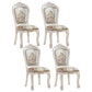 Upholstered European Style Restaurant Side Chair Open White Dining Chair Ivory 4 Piece Set Clearhalo ' kitchen&dining_furn' 'Dining Chairs' 'Dining Tables & Seating' 'dining_chair' 'furn' 'furn_dining_chair' 'Furniture' 'furniture_dining_chair' 'Kitchen & Dining Furniture' 'kitchen' 3725648