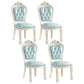Upholstered European Style Restaurant Side Chair Open White Dining Chair Blue 4 Piece Set Clearhalo ' kitchen&dining_furn' 'Dining Chairs' 'Dining Tables & Seating' 'dining_chair' 'furn' 'furn_dining_chair' 'Furniture' 'furniture_dining_chair' 'Kitchen & Dining Furniture' 'kitchen' 3725653