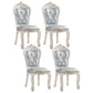 Upholstered European Style Restaurant Side Chair Open White Dining Chair Sky Blue 4 Piece Set Clearhalo ' kitchen&dining_furn' 'Dining Chairs' 'Dining Tables & Seating' 'dining_chair' 'furn' 'furn_dining_chair' 'Furniture' 'furniture_dining_chair' 'Kitchen & Dining Furniture' 'kitchen' 3725656