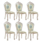 Upholstered European Style Restaurant Side Chair Open White Dining Chair Light Green 6 Piece Set Clearhalo ' kitchen&dining_furn' 'Dining Chairs' 'Dining Tables & Seating' 'dining_chair' 'furn' 'furn_dining_chair' 'Furniture' 'furniture_dining_chair' 'Kitchen & Dining Furniture' 'kitchen' 3725660
