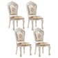 Upholstered European Style Restaurant Side Chair Open White Dining Chair Textured White 4 Piece Set Clearhalo ' kitchen&dining_furn' 'Dining Chairs' 'Dining Tables & Seating' 'dining_chair' 'furn' 'furn_dining_chair' 'Furniture' 'furniture_dining_chair' 'Kitchen & Dining Furniture' 'kitchen' 3725665