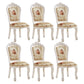 Upholstered European Style Restaurant Side Chair Open White Dining Chair White-Gold 6 Piece Set Clearhalo ' kitchen&dining_furn' 'Dining Chairs' 'Dining Tables & Seating' 'dining_chair' 'furn' 'furn_dining_chair' 'Furniture' 'furniture_dining_chair' 'Kitchen & Dining Furniture' 'kitchen' 3725669