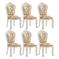 Upholstered European Style Restaurant Side Chair Open White Dining Chair Ginger 6 Piece Set Clearhalo ' kitchen&dining_furn' 'Dining Chairs' 'Dining Tables & Seating' 'dining_chair' 'furn' 'furn_dining_chair' 'Furniture' 'furniture_dining_chair' 'Kitchen & Dining Furniture' 'kitchen' 3725678