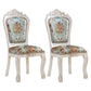 Upholstered European Style Restaurant Side Chair Open White Dining Chair White-Blue 2 Piece Set Clearhalo ' kitchen&dining_furn' 'Dining Chairs' 'Dining Tables & Seating' 'dining_chair' 'furn' 'furn_dining_chair' 'Furniture' 'furniture_dining_chair' 'Kitchen & Dining Furniture' 'kitchen' 3725679