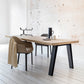 Solid Wood Brown Tone Dining Table Industrial Style 4 Legs Table for Dining Room Clearhalo ' dining_table' 'Dining Tables & Seating' 'Dining Tables' 'furn' 'furn_dining_table' 'Furniture' 'furniture_dining_table' 'Kitchen & Dining Furniture' 'kitchen&dining_furn' 'kitchen' 'kitchen_dining_table' 3725732