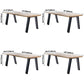 Solid Wood Brown Tone Dining Table Industrial Style 4 Legs Table for Dining Room Clearhalo ' dining_table' 'Dining Tables & Seating' 'Dining Tables' 'furn' 'furn_dining_table' 'Furniture' 'furniture_dining_table' 'Kitchen & Dining Furniture' 'kitchen&dining_furn' 'kitchen' 'kitchen_dining_table' 3725736