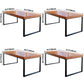 Rectangle Dinette Table Industrial Solid Wood Dinner Room Kitchen Table for Indoor Clearhalo ' dining_table' 'Dining Tables & Seating' 'Dining Tables' 'furn' 'furn_dining_table' 'Furniture' 'furniture_dining_table' 'Kitchen & Dining Furniture' 'kitchen&dining_furn' 'kitchen' 'kitchen_dining_table' 3725754