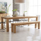 Modern Solid Wood Khaki Dining Table Rectangle Kitchen Dining Table with 4 Legs Base Clearhalo ' dining_table' 'Dining Tables & Seating' 'Dining Tables' 'furn' 'furn_dining_table' 'Furniture' 'furniture_dining_table' 'Kitchen & Dining Furniture' 'kitchen&dining_furn' 'kitchen' 'kitchen_dining_table' 3725757