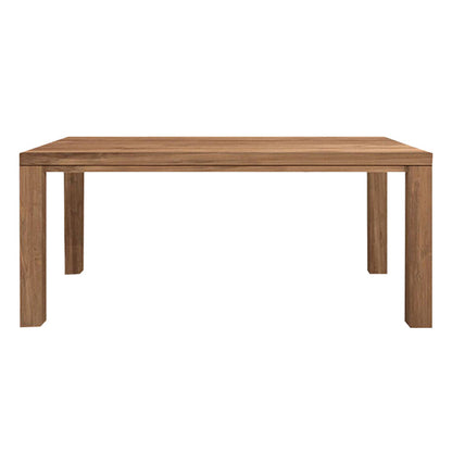 Modern Solid Wood Khaki Dining Table Rectangle Kitchen Dining Table with 4 Legs Base Without Chairs Clearhalo ' dining_table' 'Dining Tables & Seating' 'Dining Tables' 'furn' 'furn_dining_table' 'Furniture' 'furniture_dining_table' 'Kitchen & Dining Furniture' 'kitchen&dining_furn' 'kitchen' 'kitchen_dining_table' 3725761
