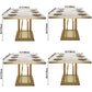 Glam Sintered Stone Top White Dining Table Rectangle Standard Dining Table with Pedestal Base Clearhalo ' dining_table' 'Dining Tables & Seating' 'Dining Tables' 'furn' 'furn_dining_table' 'Furniture' 'furniture_dining_table' 'Kitchen & Dining Furniture' 'kitchen&dining_furn' 'kitchen' 'kitchen_dining_table' 3725798