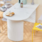Metal Modern Free Form Table High Gloss White Sintered Stone Table for Dining Room Clearhalo ' dining_table' 'Dining Tables & Seating' 'Dining Tables' 'furn' 'furn_dining_table' 'Furniture' 'furniture_dining_table' 'Kitchen & Dining Furniture' 'kitchen&dining_furn' 'kitchen' 'kitchen_dining_table' 3725802