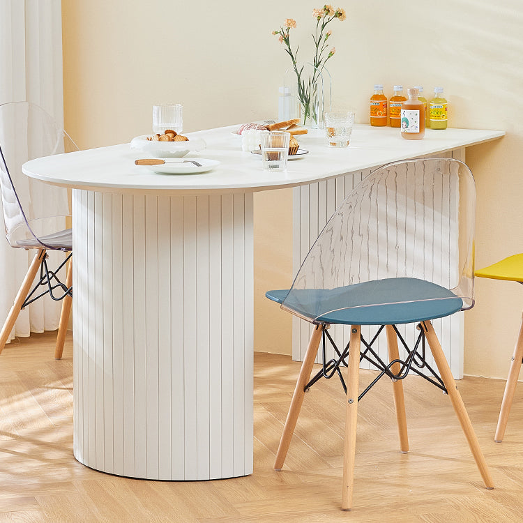 Metal Modern Free Form Table High Gloss White Sintered Stone Table for Dining Room Clearhalo ' dining_table' 'Dining Tables & Seating' 'Dining Tables' 'furn' 'furn_dining_table' 'Furniture' 'furniture_dining_table' 'Kitchen & Dining Furniture' 'kitchen&dining_furn' 'kitchen' 'kitchen_dining_table' 3725805