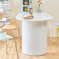 Metal Modern Free Form Table High Gloss White Sintered Stone Table for Dining Room Clearhalo ' dining_table' 'Dining Tables & Seating' 'Dining Tables' 'furn' 'furn_dining_table' 'Furniture' 'furniture_dining_table' 'Kitchen & Dining Furniture' 'kitchen&dining_furn' 'kitchen' 'kitchen_dining_table' 3725807