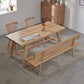 Pine Wooden Rectangle Table Modern Dining Table with Trestle Base for Restaurant Clearhalo ' dining_table' 'Dining Tables & Seating' 'Dining Tables' 'furn' 'furn_dining_table' 'Furniture' 'furniture_dining_table' 'Kitchen & Dining Furniture' 'kitchen&dining_furn' 'kitchen' 'kitchen_dining_table' 3725814
