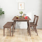 Rubberwood Rectangle Dining Table Extendable Table with Wooden Base and Legs Clearhalo ' dining_table' 'Dining Tables & Seating' 'Dining Tables' 'furn' 'furn_dining_table' 'Furniture' 'furniture_dining_table' 'Kitchen & Dining Furniture' 'kitchen&dining_furn' 'kitchen' 'kitchen_dining_table' 3725869